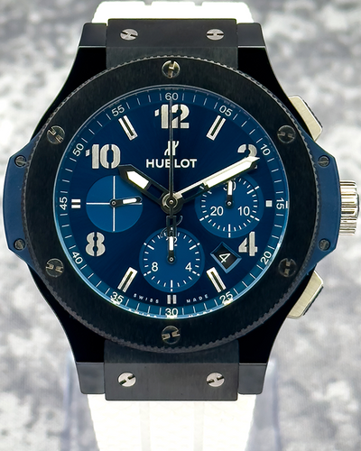 2022 Hublot Big Bang 44MM Blue Dial Rubber Strap (301.CM.710.RX)