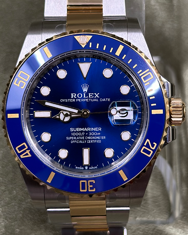 2024 Rolex Submariner Date "Bluesy" 41MM Blue Dial Two-Tone Oyster Bracelet (126613LB)