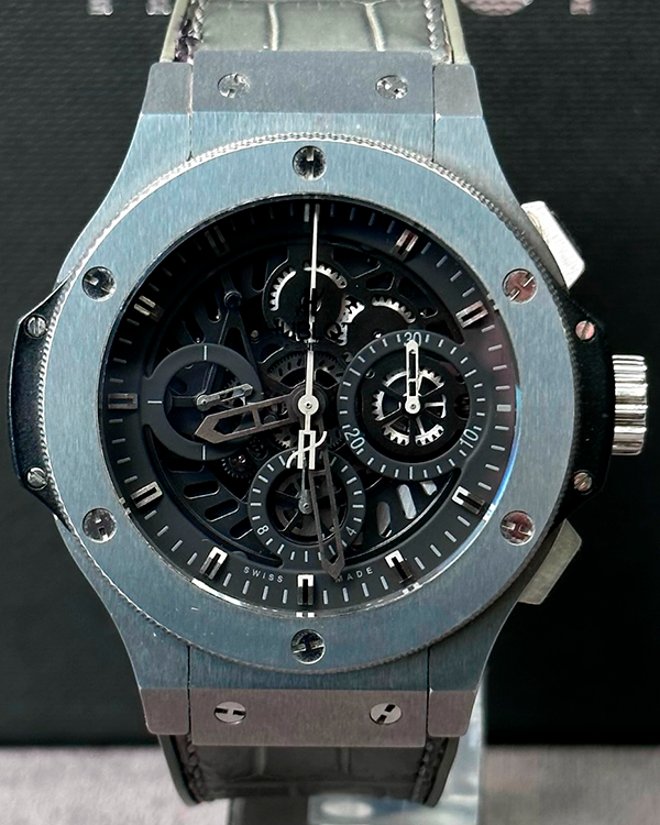 Hublot Big Bang Aero Bang 44.5MM Skeleton Dial Rubber Strap (310.KX.1140.RX)