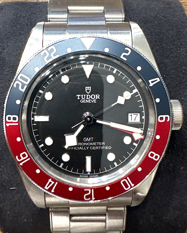 No Reserve - Tudor Black Bay GMT "Pepsi" 41MM Black Dial Steel Bracelet (79830RB)