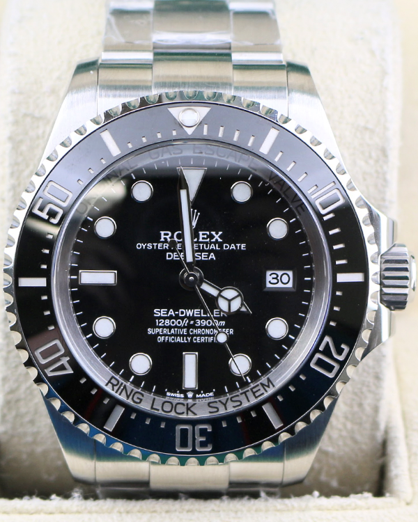 2022 Rolex Sea-Dweller Deepsea 44MM Black Dial Oyster Bracelet (136660)