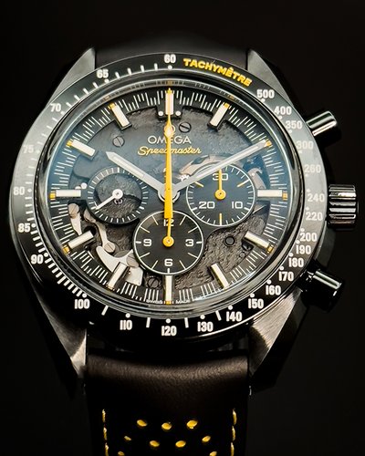 2024 Omega Speedmaster Dark Side of the Moon "Apollo 8" 44.25MM Black Dial Leather Strap (311.92.44.30.01.001)