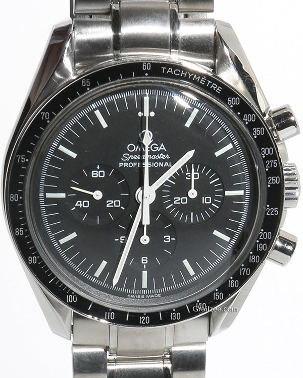 2000 Omega Speedmaster Professional Moonwatch "First Watch Worn On The Moon" 42MM Black Dial Steel Bracelet (3572.50.00)