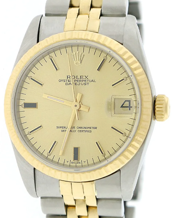 Rolex Datejust 31MM Champagne Dial Two-Toned Jubilee Bracelet (68273)