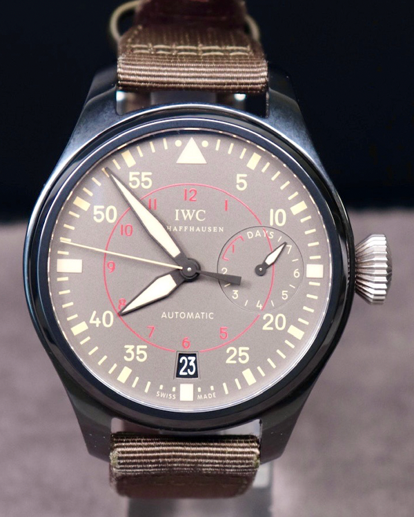 IWC Big Pilot Top Gun Miramar 48.6MM Grey Dial Textile Strap (IW501902)