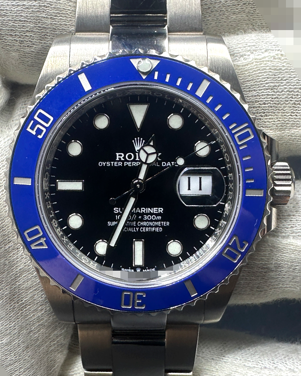 2022 Rolex Submariner Date "Cookie Monster" 41MM Black Dial White Gold Oyster Bracelet (126619LB)