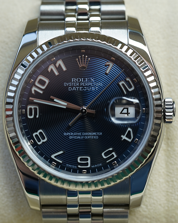 Rolex Datejust 36MM Blue Dial Jubilee Bracelet (116234)