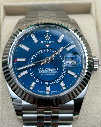 2024 Rolex Sky-Dweller 42MM Blue Dial Jubilee Bracelet (336934)