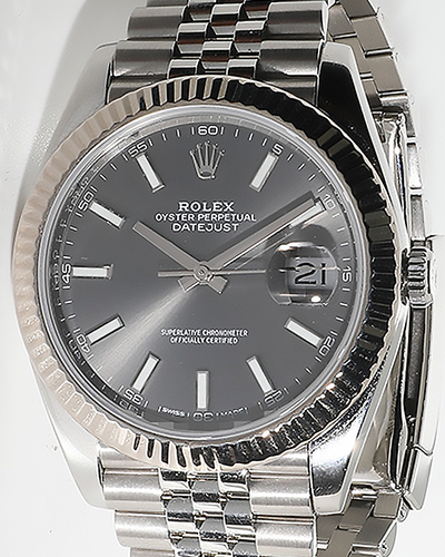 2019 Rolex Datejust 41MM Grey Dial Jubilee Bracelet (126334)