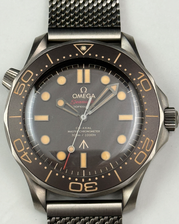 2023 Omega Seamaster "No Time to Die" 42MM Brown Dial Titanium Bracelet (210.90.42.20.01.001)