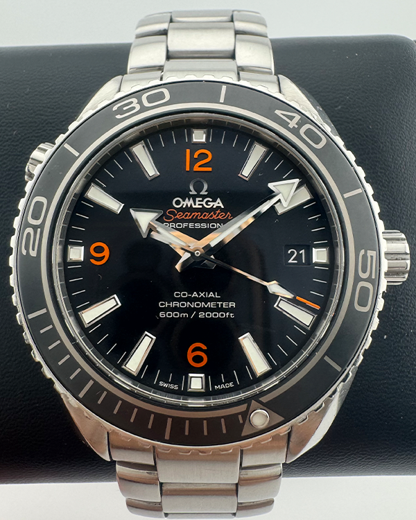 2016 Omega Seamaster Planet Ocean 600M 42MM Black Dial Steel Bracelet (232.30.42.21.01.003)