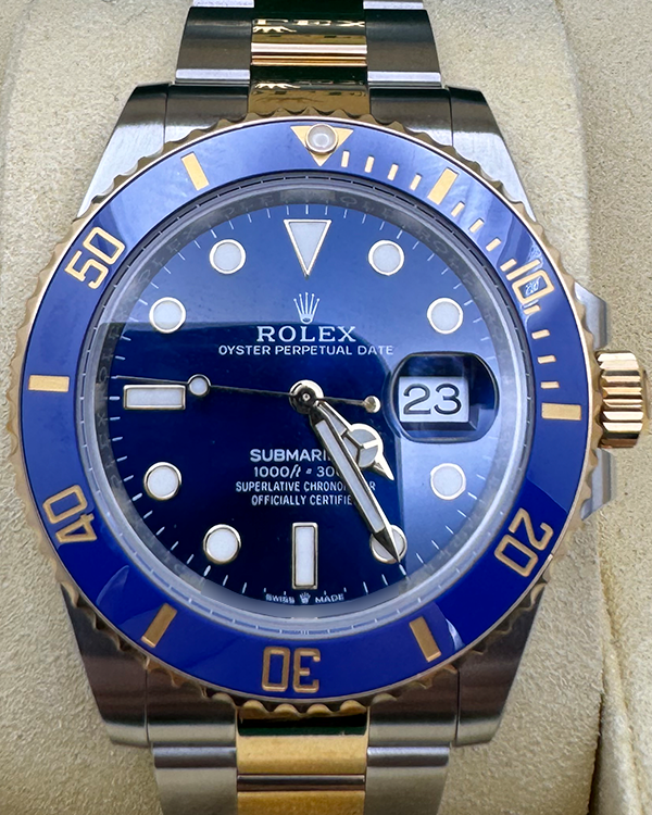 2022 Rolex Submariner Date "Bluesy" 41MM Blue Dial Two-Tone Bracelet (126613LB)