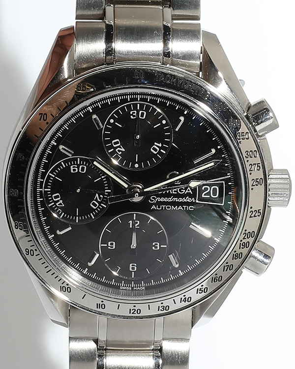 Omega Speedmaster Date 39MM Black Dial Steel Bracelet (3513.50.00)