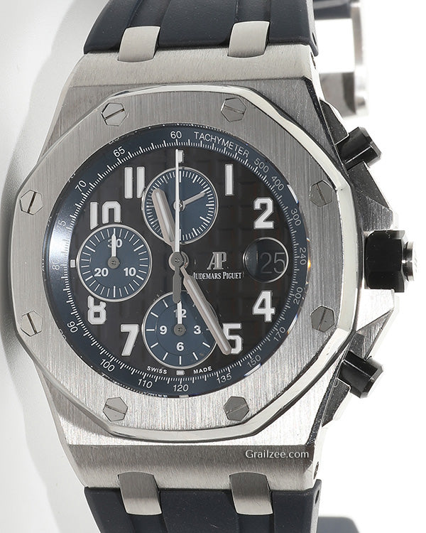 Audemars Piguet Royal Oak Offshore Chronograph 42MM Black Dial Rubber Bracelet (26470ST)