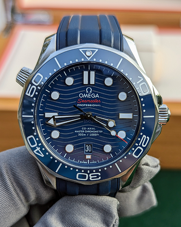 Omega Seamaster Diver 300M Co-Axial Master Chronometer 42MM Steel Blue Dial (210.32.42.20.03.001)