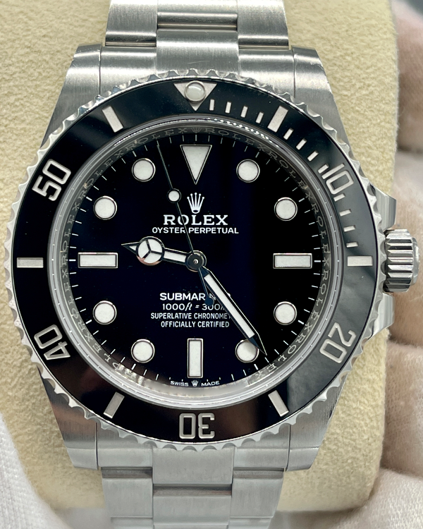 2023 Rolex Submariner No-Date 41MM Black Dial Oystersteel Bracelet (124060)