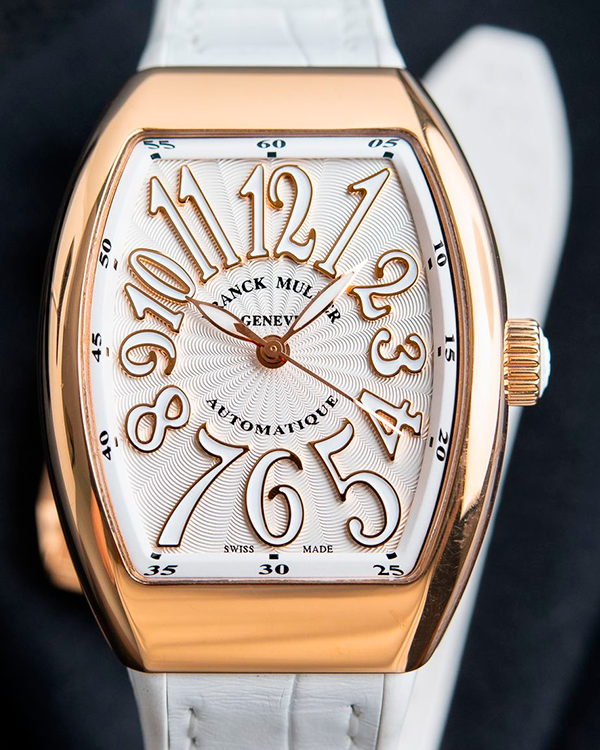 2018 Franck Muller Vanguard 32MM White Dial Leather Strap (V 32 SC AT FO 5N BC)