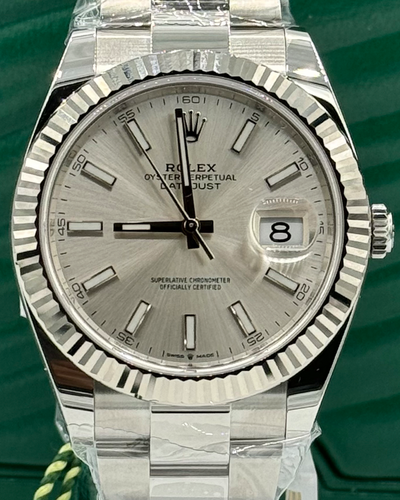 2024 Rolex Datejust 41MM Silver Dial Oyster Bracelet (126334)