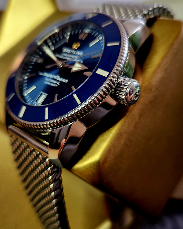 Ab2010 2021 Breitling Superocean Heritage II 42 Steel Blue Dial (AB2010 ...