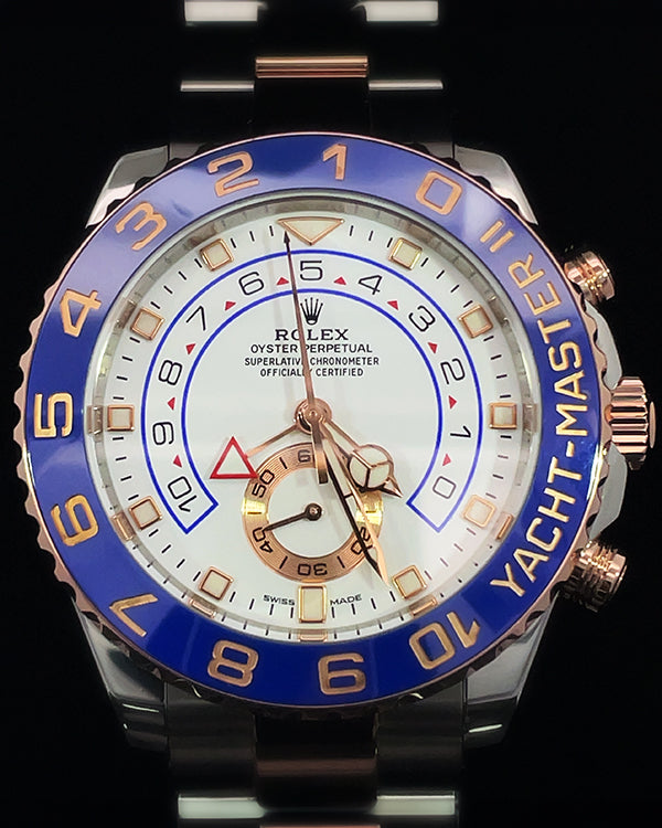 2020 Rolex Yacht-Master II 44MM White Dial Two-Tone Oyster Bracelet (116681)