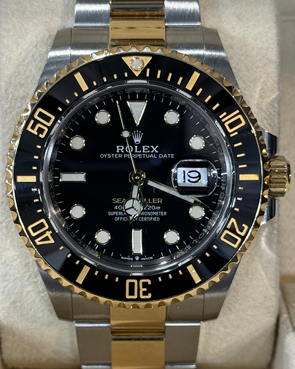 2021 Rolex Sea-Dweller 43MM Black Dial Two-Tone Oyster Bracelet (126603)