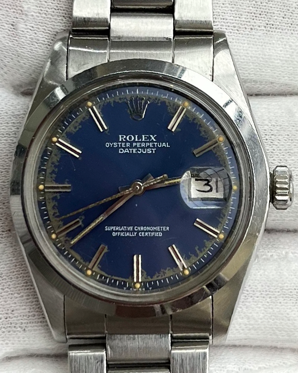 Rolex Datejust 36MM Blue Dial Steel Bracelet (1600)