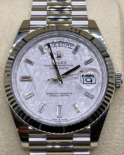 2022 Rolex Day-Date 40MM Meteorite Dial President Bracelet (228236)