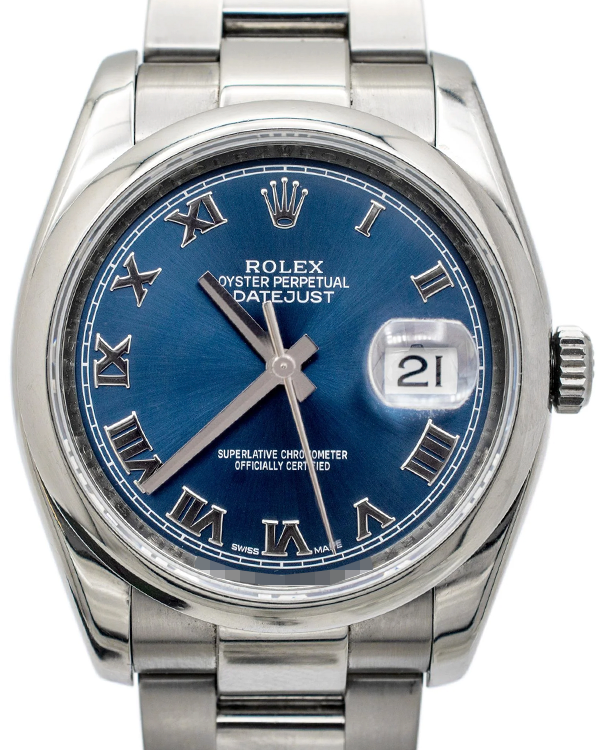 Rolex Datejust 36MM Blue Dial Oyster Bracelet (116200)