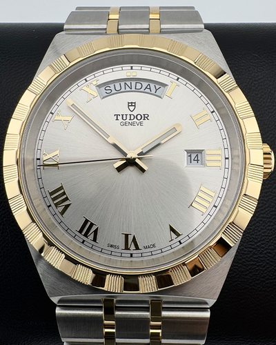 No Reserve - 2024 Tudor Royal 41MM Silver Dial Two-Tone Bracelet (28603)