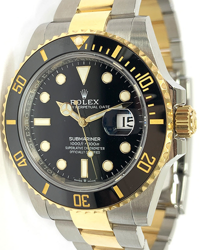 2022 Rolex Submariner Date 41MM Black Dial Two-Tone Steel Bracelet (126613LN)