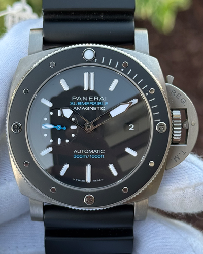 Panerai Luminor Submersible 1950 3 Days 47MM Black Dial Rubber Strap (PAM01389)