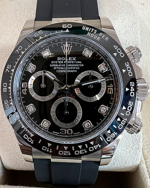 2023 Rolex Cosmograph Daytona 40MM Black Dial Oysterflex Strap (116519LN)