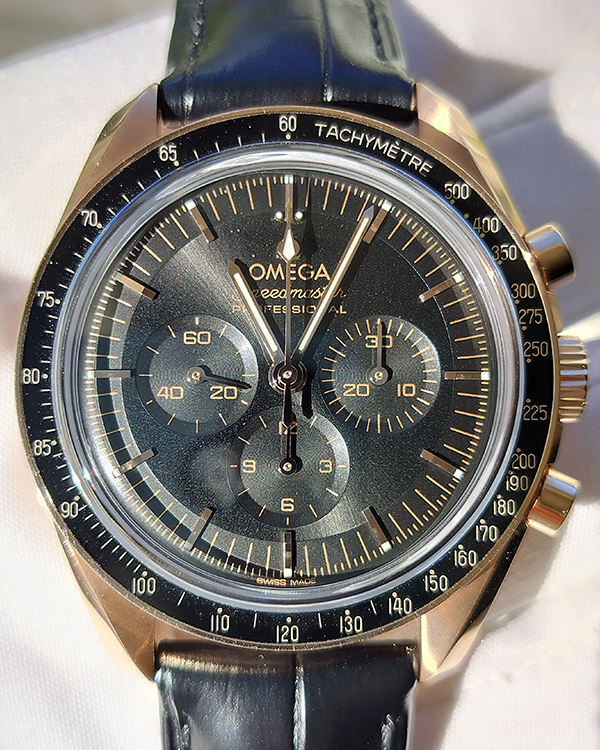 2024 Omega Speedmaster Professional Moonwatch 42MM Black Dial Leather Strap (310.63.42.50.01.001)