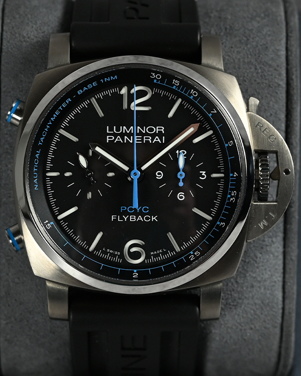 2023 Panerai Luminor Yacht Challenge 44MM Black Dial Rubber Strap (PAM02764)