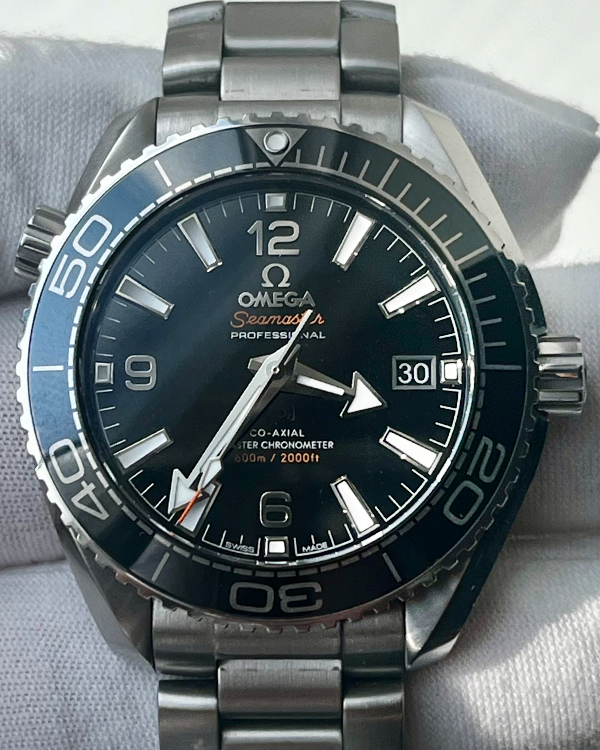 2022 Omega Seamaster Planet Ocean 39.5MM Black Dial Steel Bracelet (215.30.40.20.01.001)