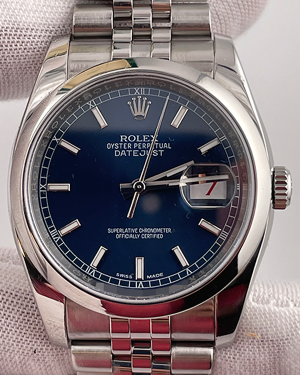 2018 Rolex Datejust 36MM Blue Dial Jubilee Bracelet (116200)