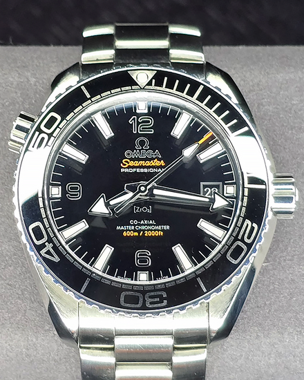 2021 Omega Seamaster Planet Ocean 43.5MM Black Dial Steel Bracelet (215.30.44.21.01.001)