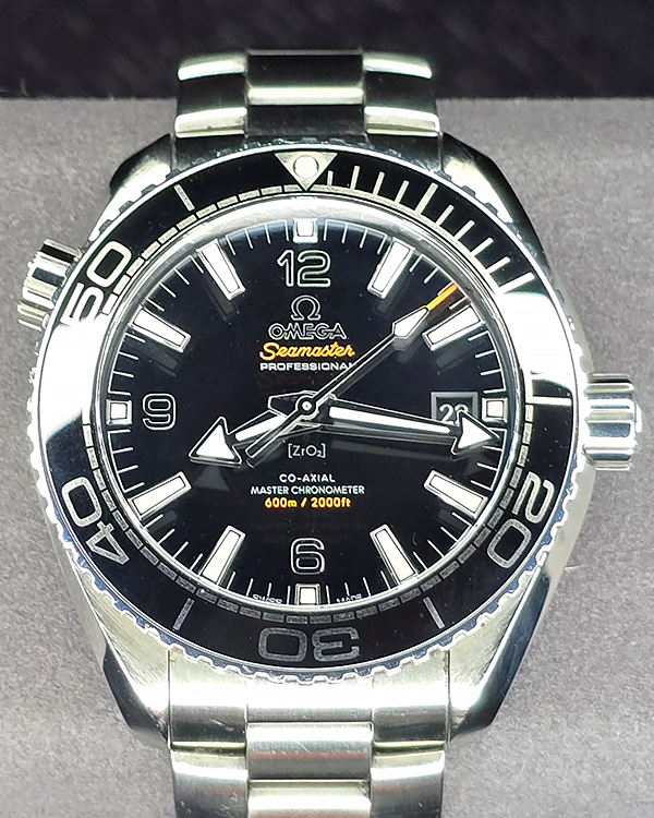 2021 Omega Seamaster Planet Ocean 43.5MM Black Dial Steel Bracelet (215.30.44.21.01.001)