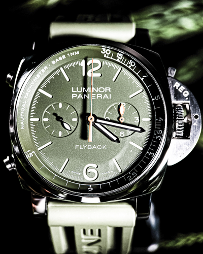 2022 Panerai Luminor Marina Automatic "Verde Militare" 44MM Green Dial Rubber Strap (PAM01296)