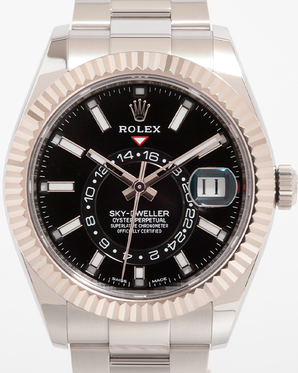 2019 Rolex Sky-Dweller 42MM Black Dial Oyster Bracelet (326934)
