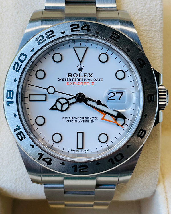 2020 Rolex Explorer II "Polar" 42MM White Dial Oyster Bracelet (216570)