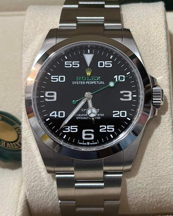 2023 Rolex Air King Oystersteel Black Dial (126900)