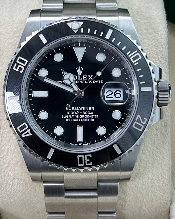 2022 Rolex Submariner Date 41MM Black Dial Oyster Bracelet (126610LN)