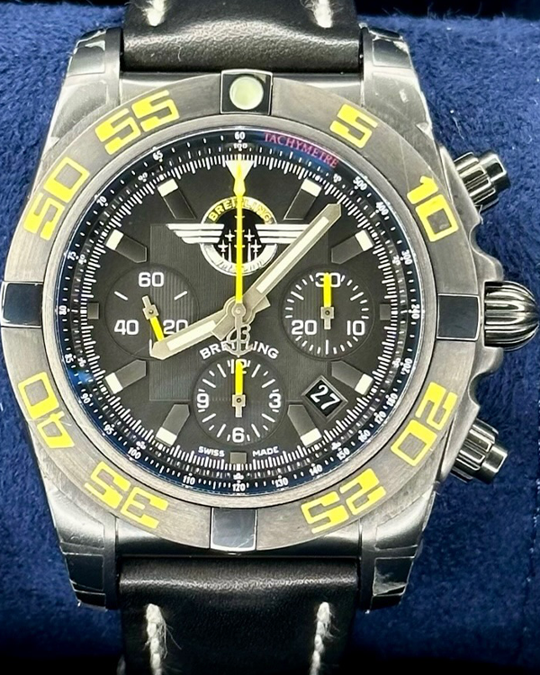 Breitling Chronomat 44 Jet Team American Tour Limited Edition Steel Black Dial (MB01109P/BD48)