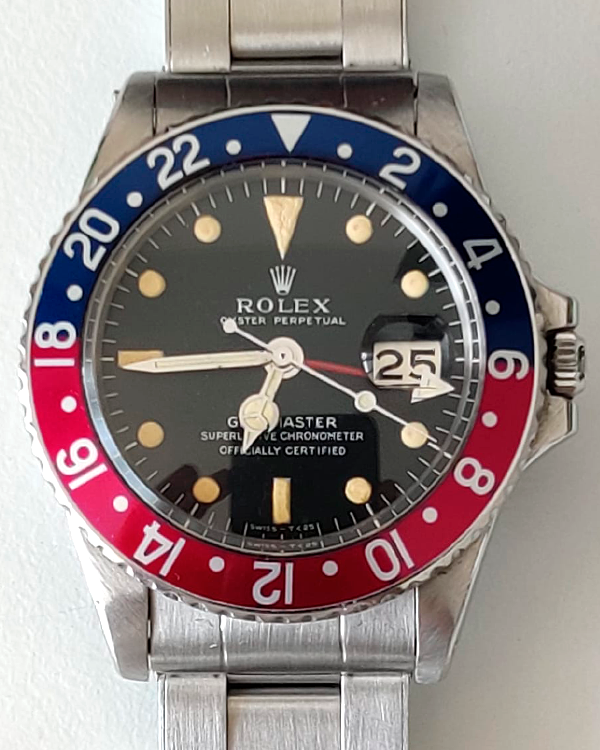 1969 Rolex GMT-Master "Pepsi" 40MM Black Dial Oyster Bracelet (1675)