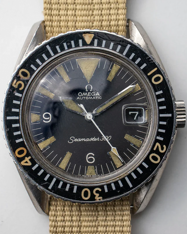 Omega Seamaster 300 42MM Black Dial Textile Strap (166.024)