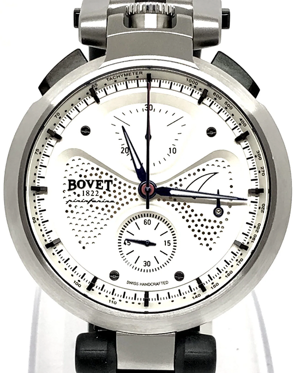 Bovet Sergio Split-Second Chronograph L.E. 45MM Silver Dial Rubber Strap (SEPIN003)