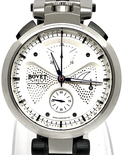 Bovet Sergio Split-Second Chronograph L.E. 45MM Silver Dial Rubber Strap (SEPIN003)