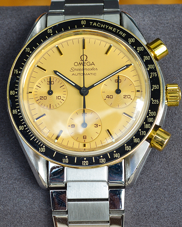 Omega Speedmaster Reduce 39MM Yellow Gold and Steel Champagne Dial (3310.10.00)