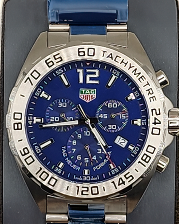 TAG Heuer Formula 1 Chronograph 43MM Blue Dial Steel Bracelet (CAZ101K.BA0842)